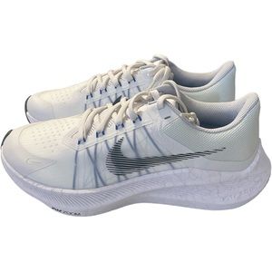 Nike Air Zoom Winflo 8 CW3419-008 Men's White Running Sneaker Shoes Size 8.5.